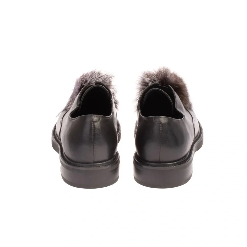Emanuelle Vee Leather Loafter Shoes 37/7